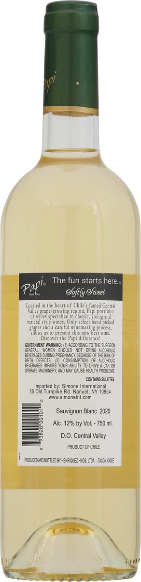 slide 11 of 12, Papi Sauvignon Blanc Wine 750 ml, 750 ml