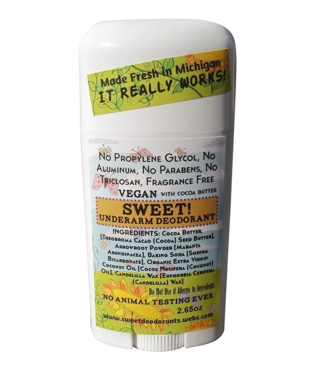 slide 1 of 1, Sweet Sweat Vegan Cocoa Butter Deodorant, 2.65 oz