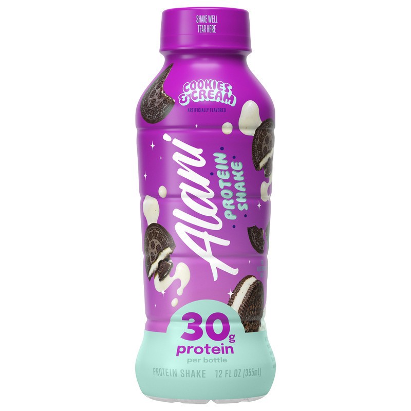 slide 1 of 1, Alani Nu Protein Shake, Cookies & Cream, 12 oz