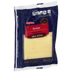 Hy-vee Swiss Deli Style Cheese Slices