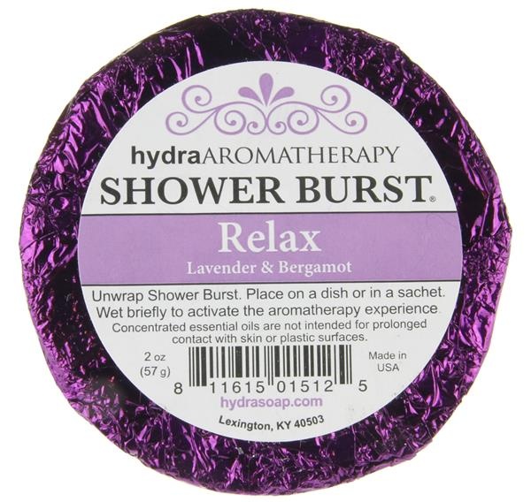 slide 1 of 1, Hydraaromatherapy Shower Burst Relax Lavender & Bergamot, 2 oz