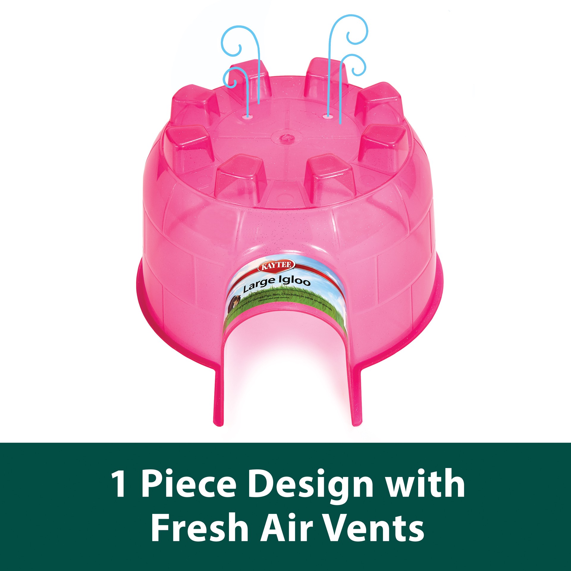 slide 10 of 10, Kaytee Hard Goods Kaytee Igloo Large, 1 ct