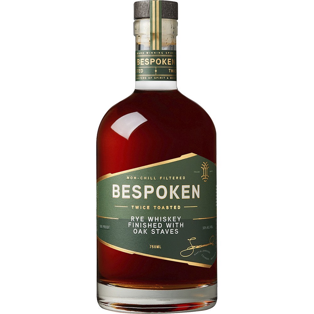 slide 1 of 1, Bespoken Twice Toasted Rye Whiskey, 750 ml