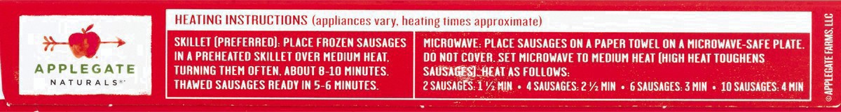 slide 12 of 39, Applegate Breakfast Sausage, 10 ea