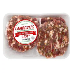 Lamberti Hot Italian Sausage Burger - 16 Oz