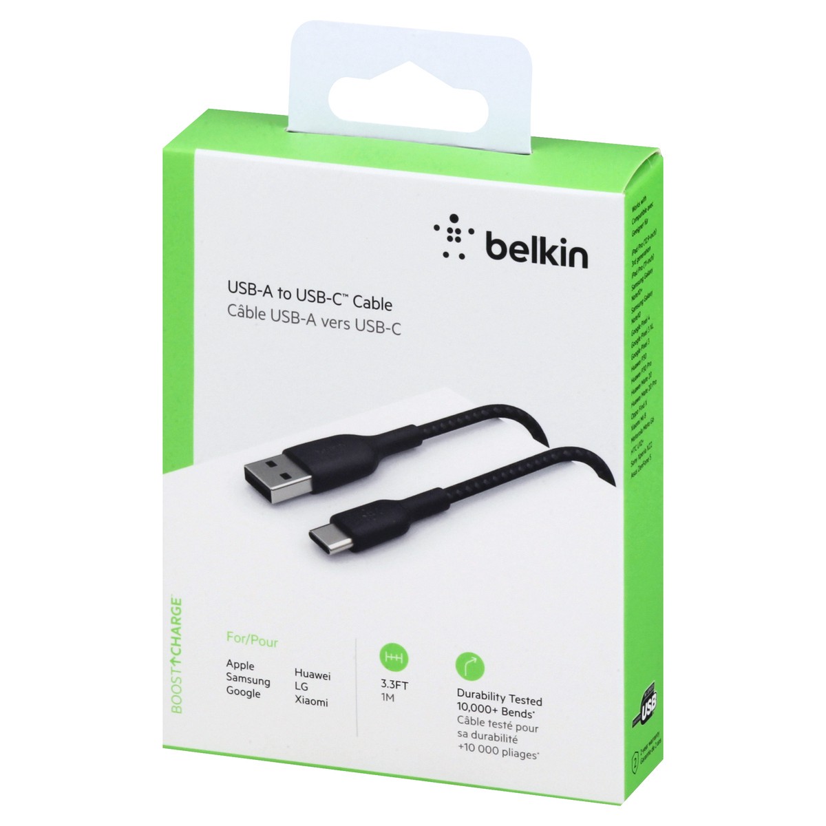 slide 6 of 9, Belkin BoostCharge 3.3 Feet USB-A to USB-C Cable 1 ea, 1 ct