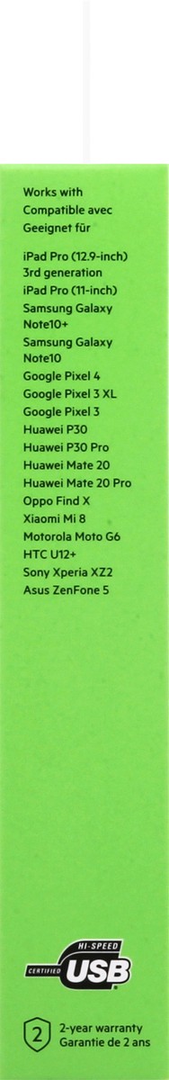 slide 3 of 9, Belkin BoostCharge 3.3 Feet USB-A to USB-C Cable 1 ea, 1 ct