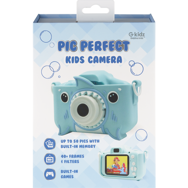 slide 1 of 1, NATIONAL Blue Shark Kids Digital Camera With Silicone Case, 1 ct