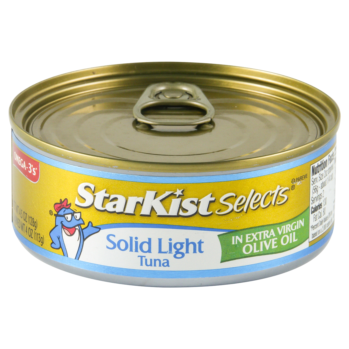 slide 1 of 1, StarKist Selects Solid Light Tuna in Extra Virgin Olive Oil, 4.5 oz