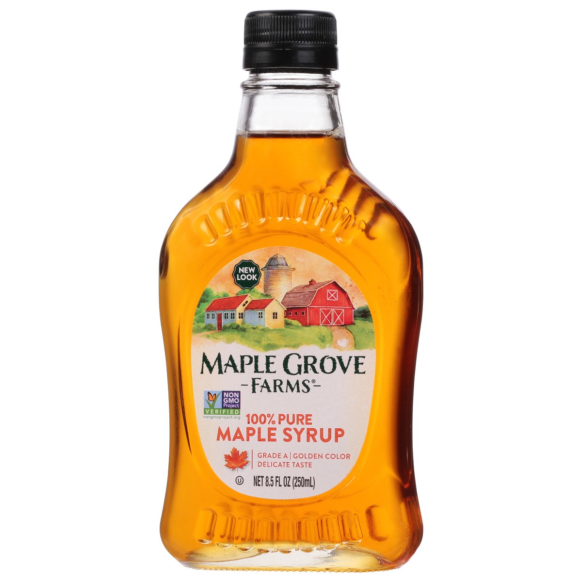 slide 3 of 9, Maple Grove Farms 100% Pure Maple Syrup 8.5 fl oz, 8.5 fl oz