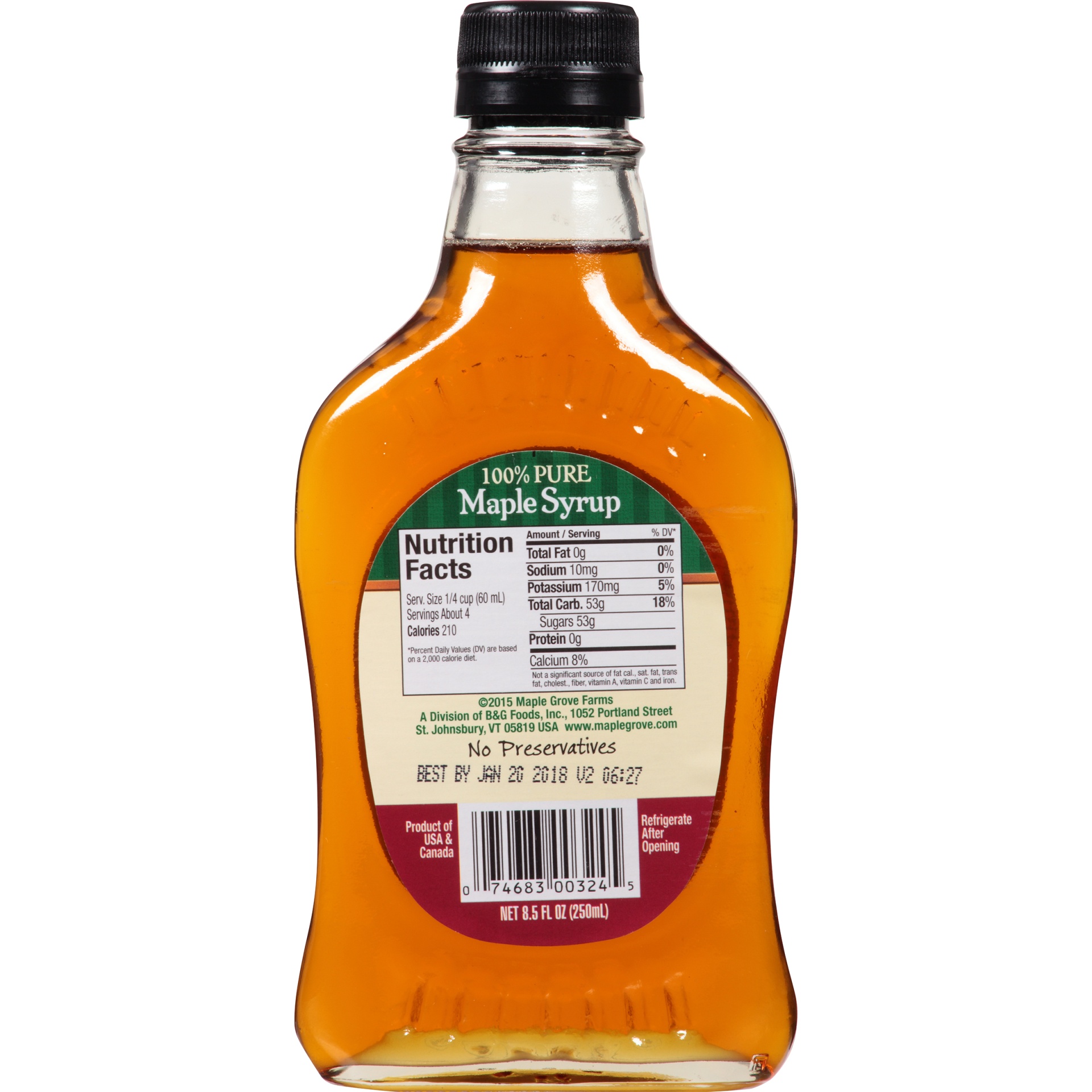 Maple Grove Farms 100% Pure Maple Syrup 8.5 Fl Oz | Shipt