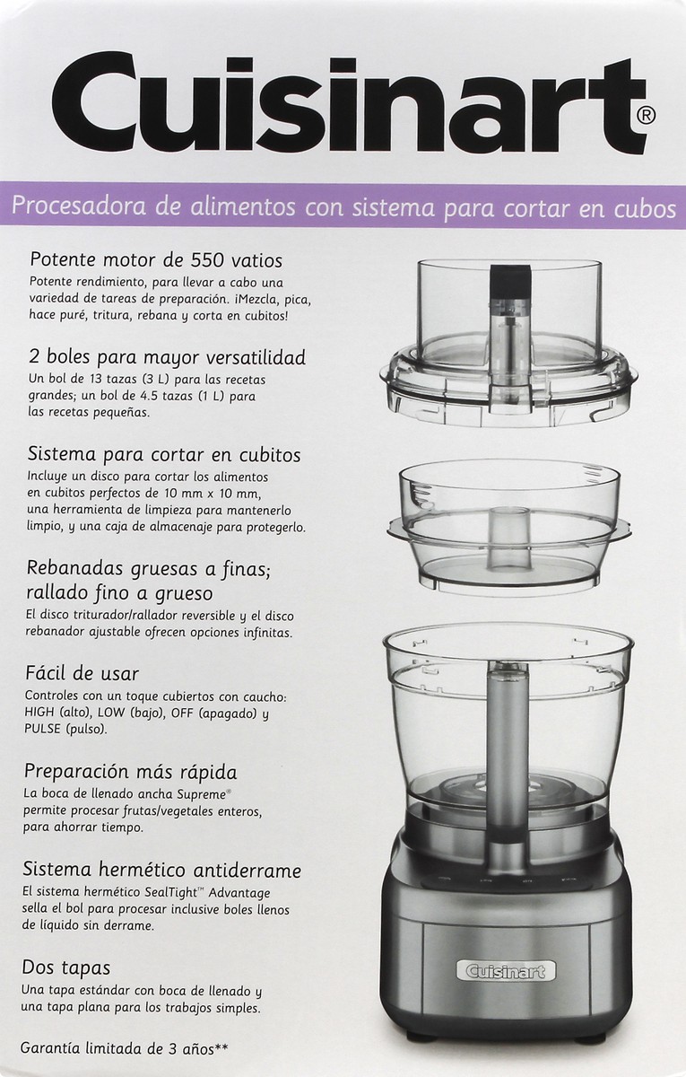 slide 5 of 8, Cuisinart 13 Cup Food Processor - Gunmetal, 1 ct