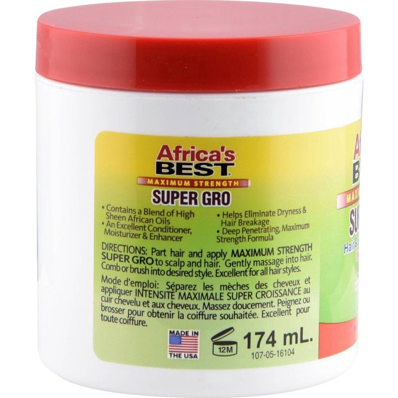 slide 3 of 3, Africa's Best Super Gro Hair & Scalp Conditioner, 5.25 oz