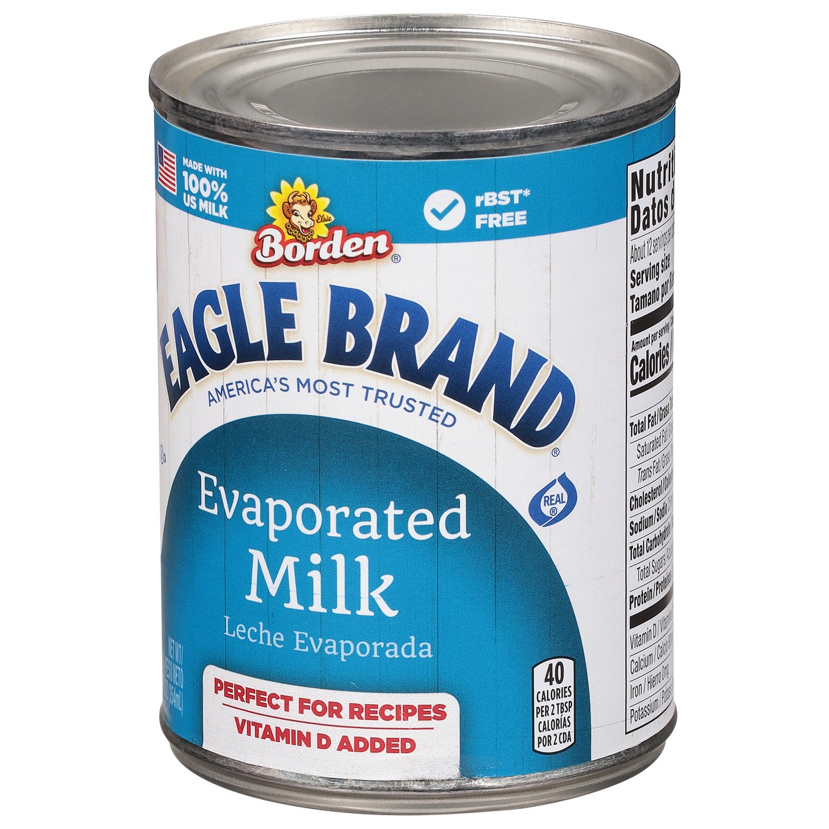 slide 4 of 9, Borden Eagle Brand Evaporated Milk 12 fl oz, 12 fl oz