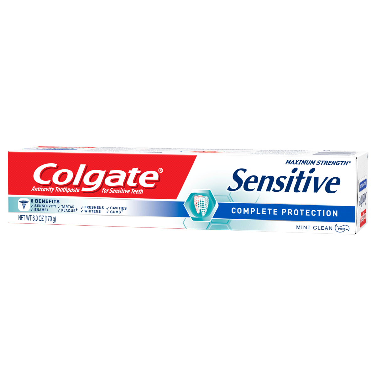 slide 1 of 8, Colgate Sensitive Complete Protection Toothpaste, 6 oz