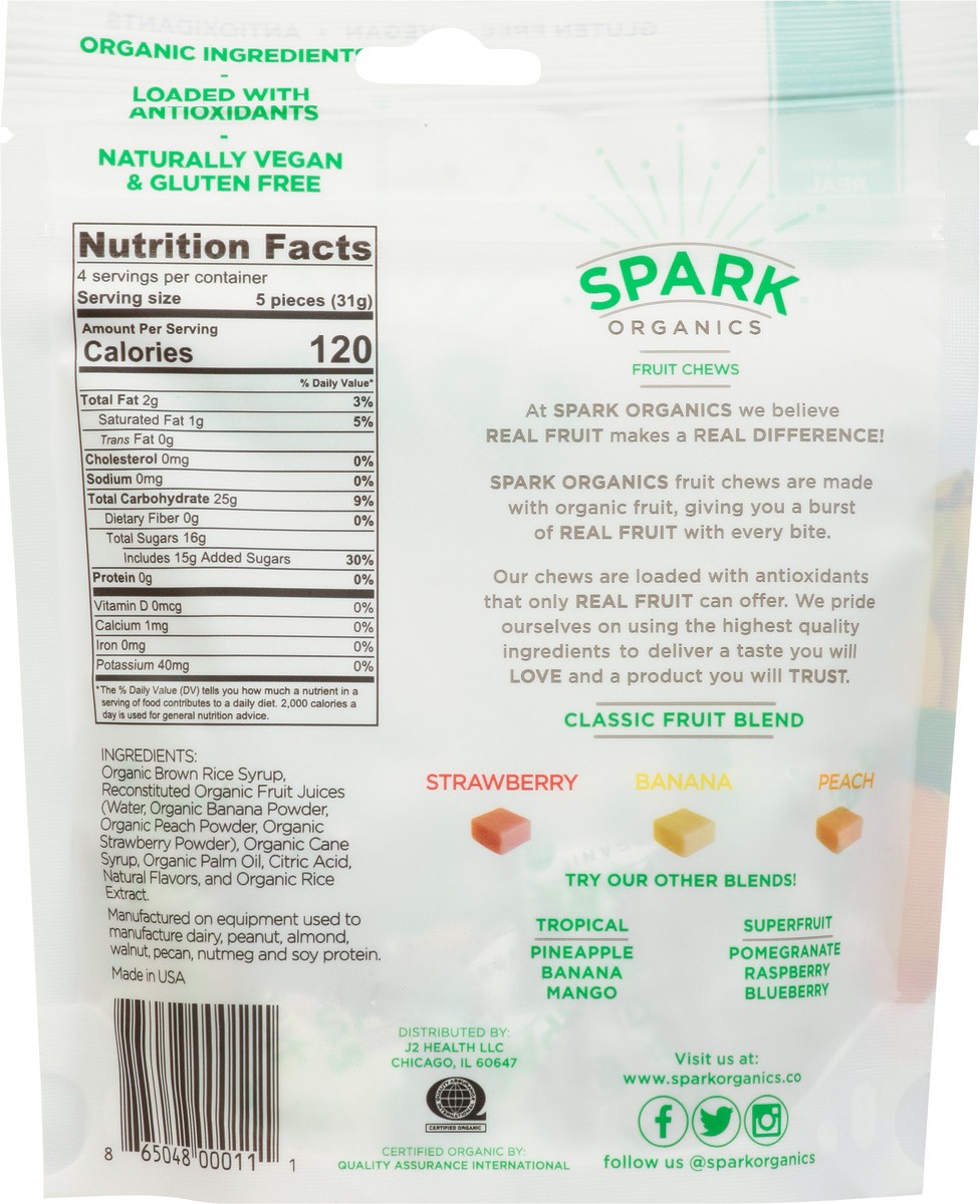 slide 5 of 14, Spark Organics Classic Fruit Blend Fruit Chews - 4 oz, 4 oz
