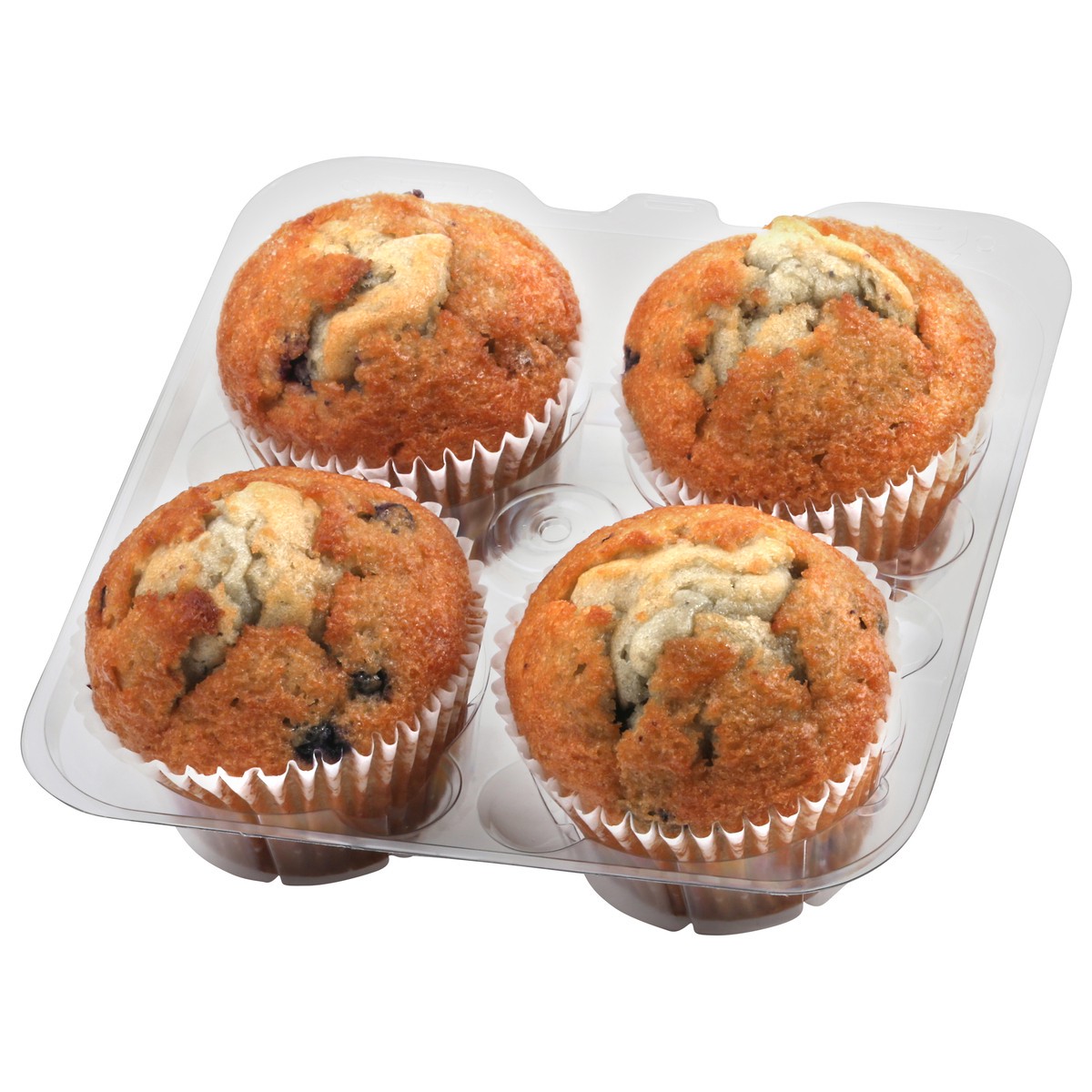 slide 4 of 7, Bakery Fresh Goodness Blueberry Muffins, 4 ct