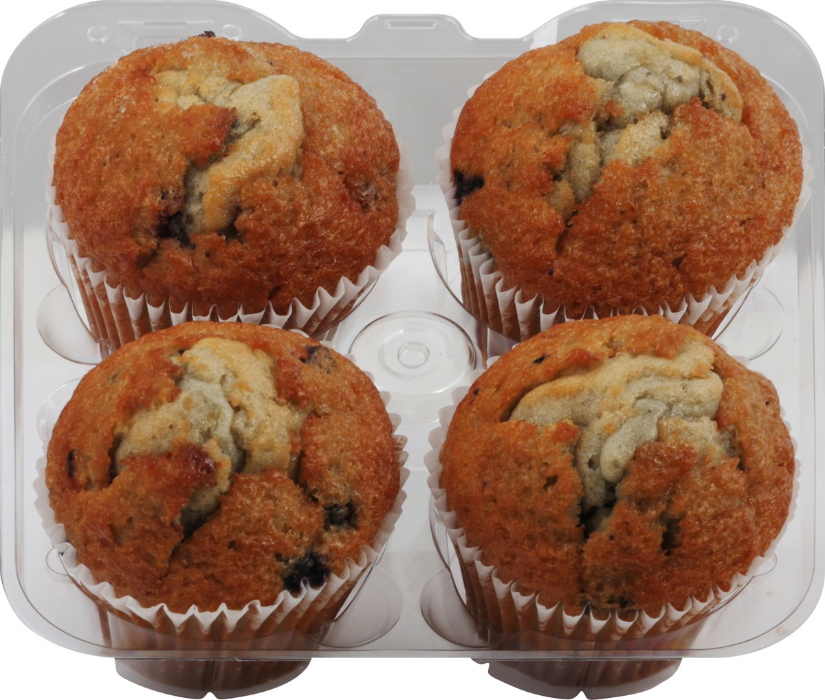 slide 5 of 7, Bakery Fresh Goodness Blueberry Muffins, 4 ct