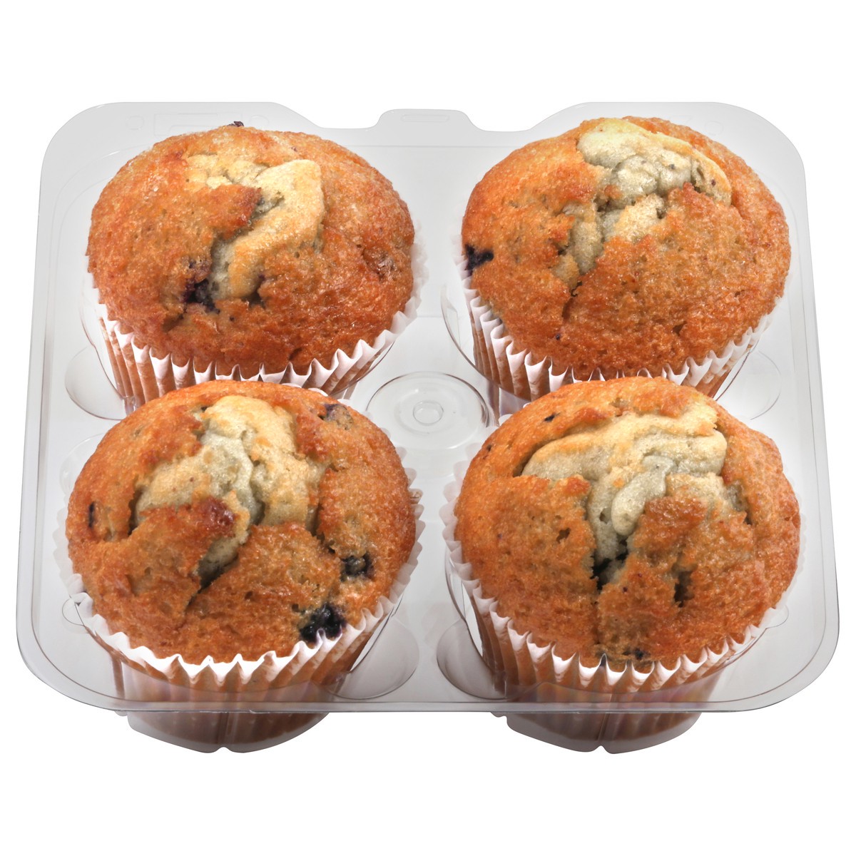 slide 3 of 7, Bakery Fresh Goodness Blueberry Muffins, 4 ct