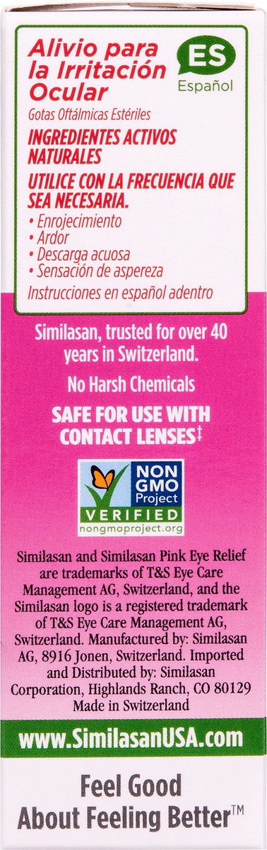 slide 7 of 7, Similasan Pink Eye Relief, 0.33 oz