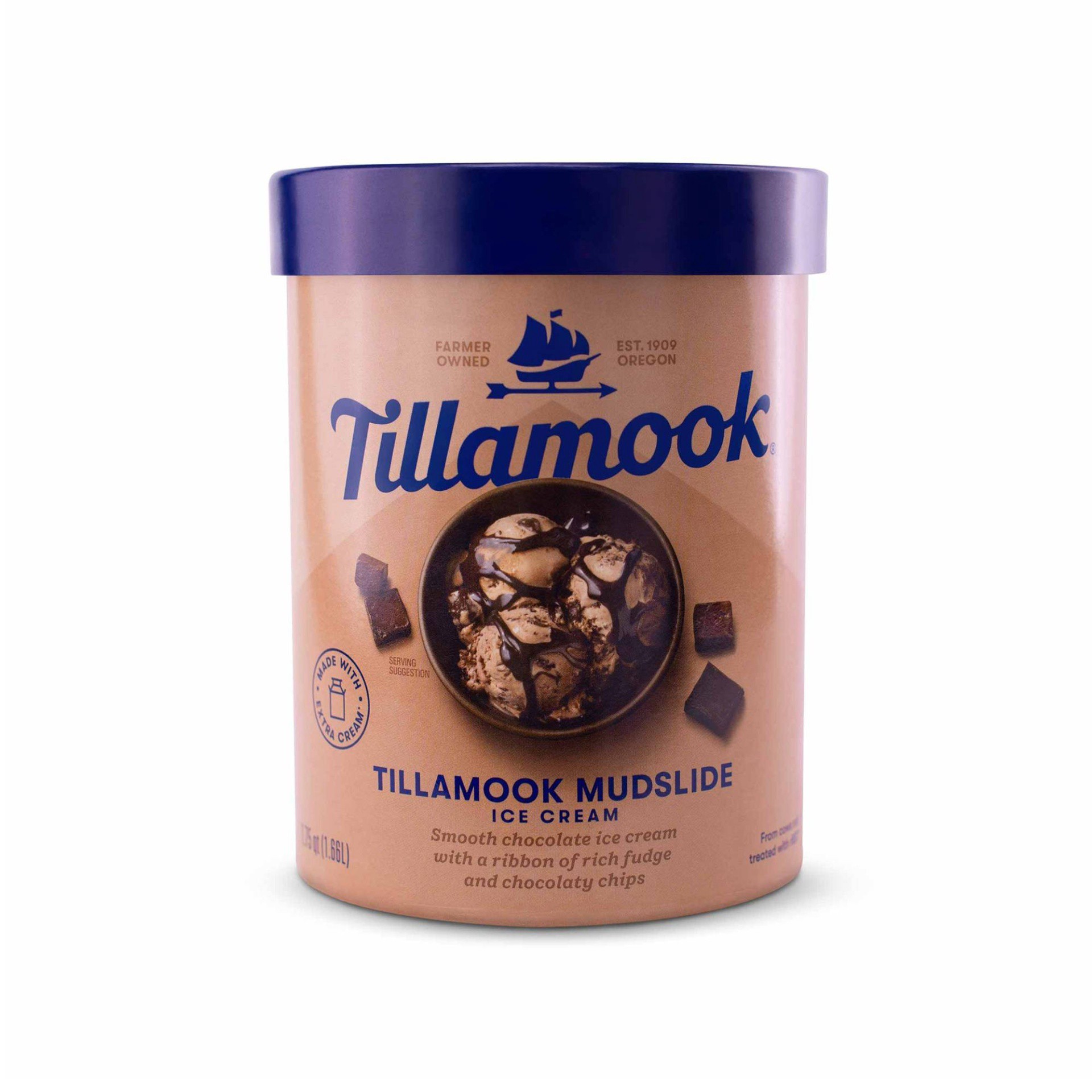 slide 1 of 7, Tillamook Mudslide Ice Cream, 56 oz