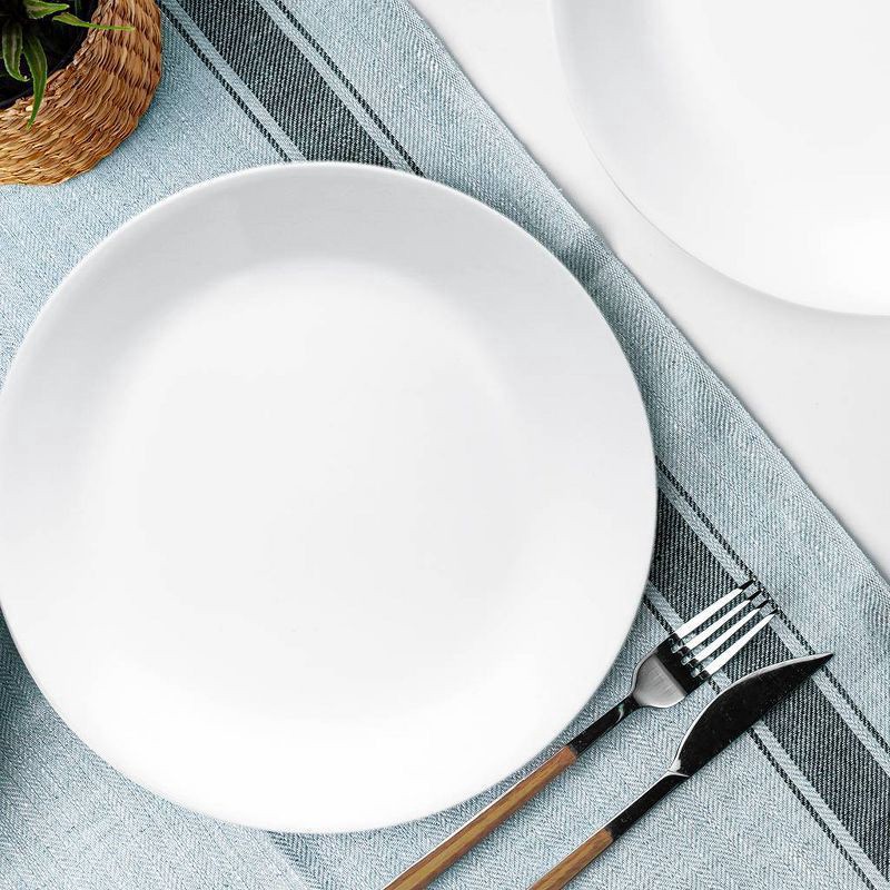 slide 6 of 9, Corelle Vitrelle Dinner Plates - White, 6 ct; 10.8 in
