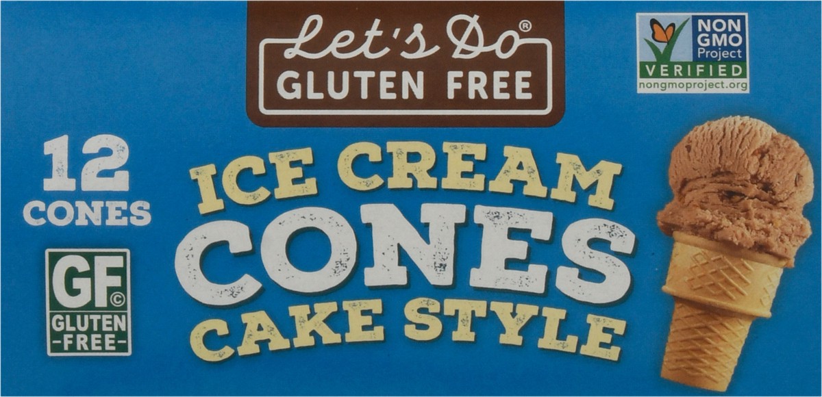 slide 2 of 14, Let's Do Gluten Free Cake Style Ice Cream Cones 12 ea, 12 ct