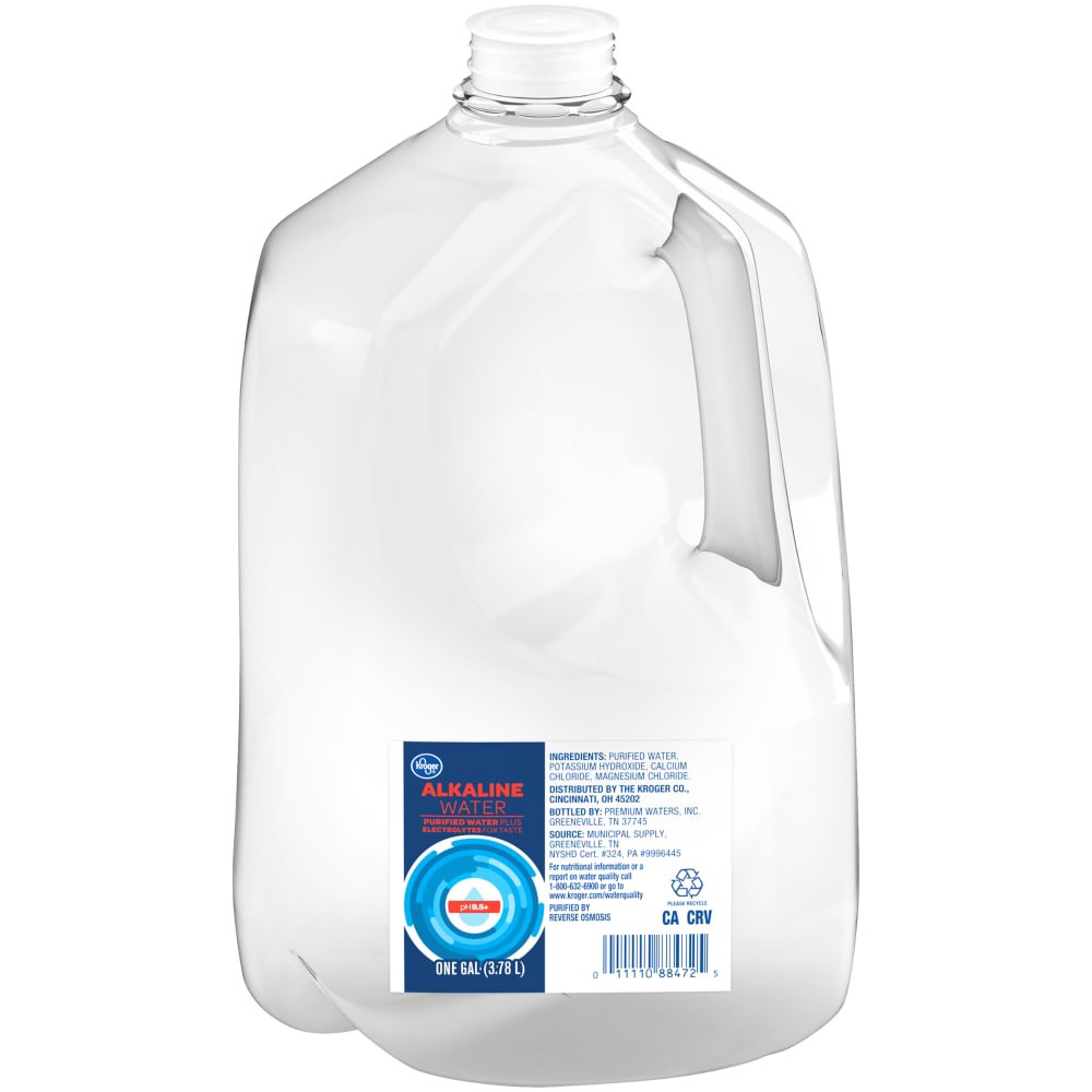 slide 1 of 3, Kroger Alkaline Water - 1 gal, 1 gal