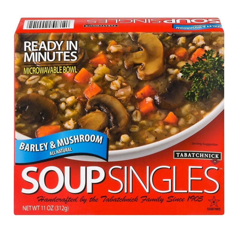 slide 1 of 1, Tabatchnick Soup Singles Barley And Mushroom, 11 oz