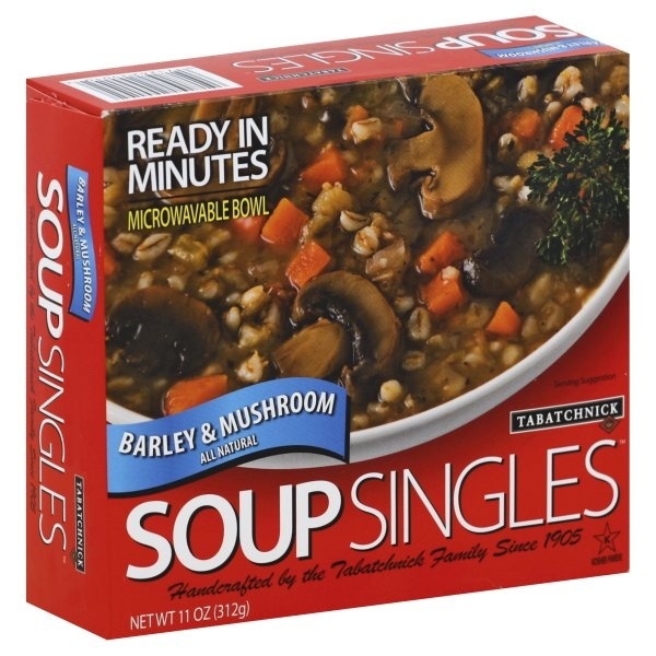 slide 1 of 1, TABATCHNICK Soup Singles Barley And Mushroom, 11 oz
