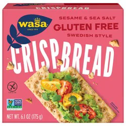 Wasa Swedish Style Sesame & Sea Salt Crispbread 6.1 oz