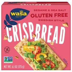 Wasa Swedish Style Sesame & Sea Salt Crispbread 6.1 oz