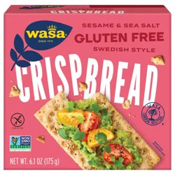 Wasa Swedish Style Sesame & Sea Salt Crispbread 6.1 oz