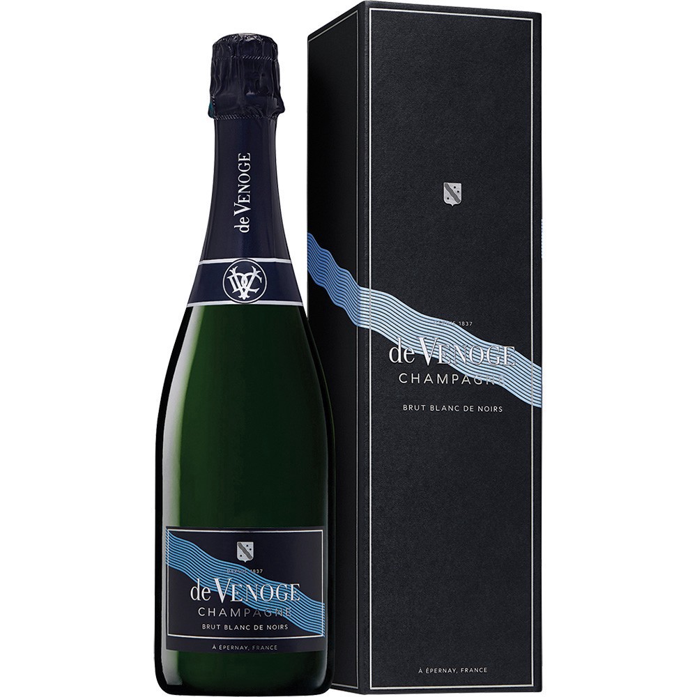 slide 1 of 1, De Venoge Cordon Bleu Blanc De Noi, 750 ml