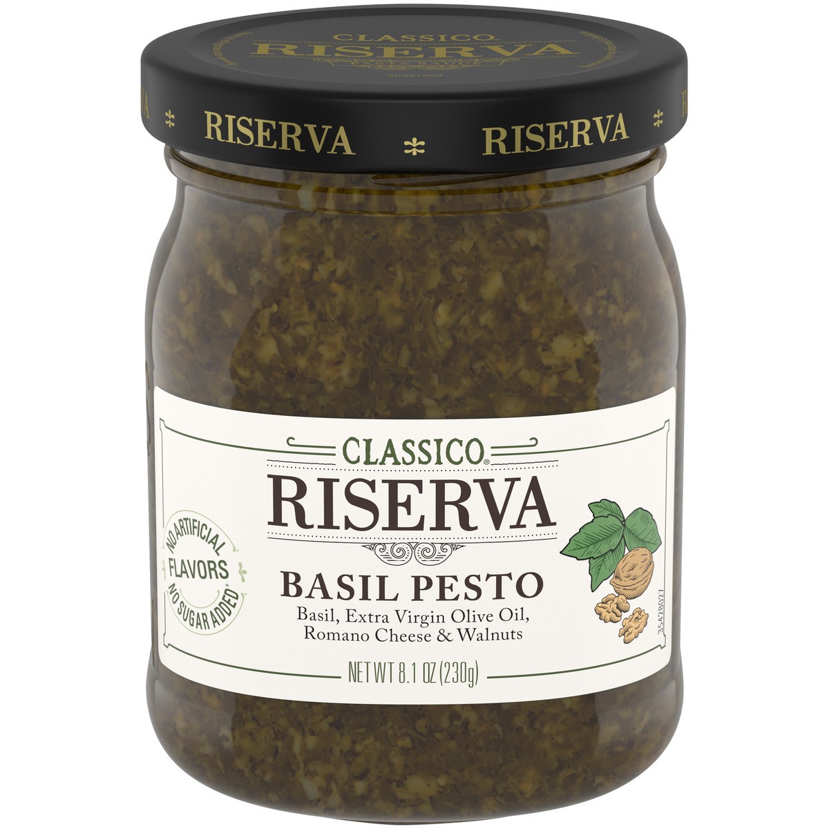 slide 3 of 11, Classico Riserva Basil Pesto Sauce & Spread, 8.1 oz Jar, 8 oz