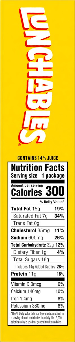 slide 5 of 15, Lunchables Turkey and Cheddar Cracker Stackers with Reese's Peanut Butter Cup and Capri Sun Pacific Cooler Fun Pack, 8.9 oz Box, 8.9 oz