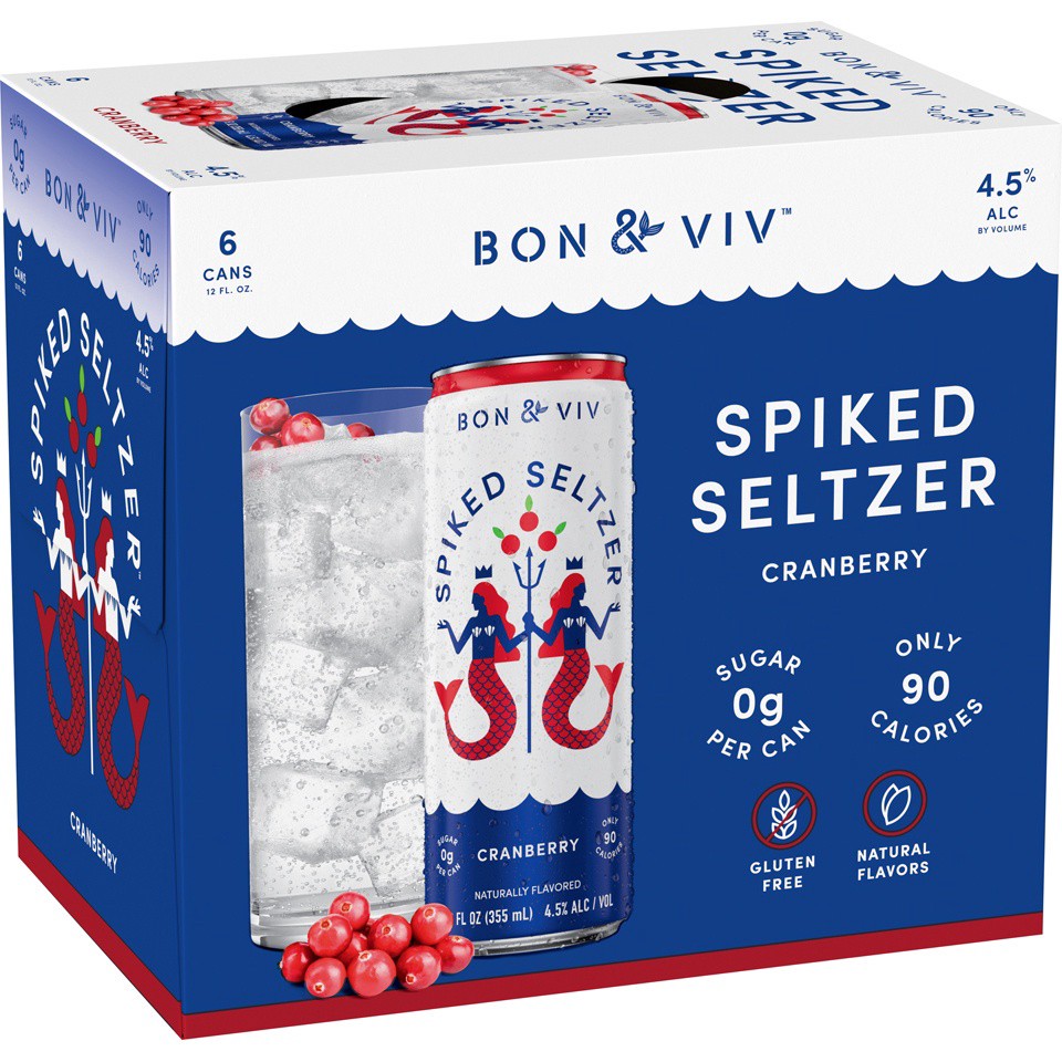 slide 5 of 6, Spiked Seltzer Cape Cod Cranberry, 6 ct; 12 fl oz