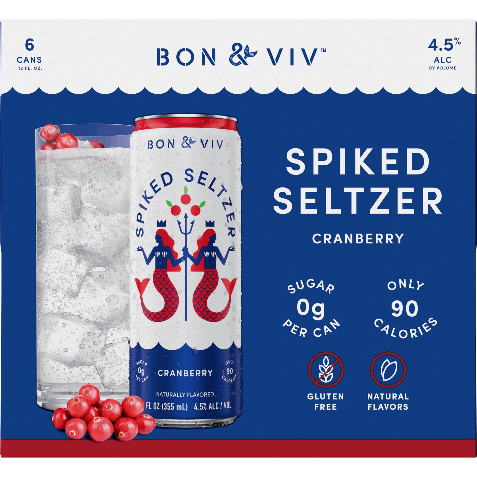 slide 6 of 6, Spiked Seltzer Cape Cod Cranberry, 6 ct; 12 fl oz