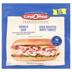 Land O' Frost Smoked Ham/Oven Roasted White Turkey 20 oz