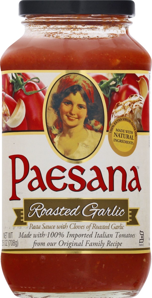 slide 3 of 13, Paesana Roasted Garlic Pasta Sauce 25 oz, 25 oz