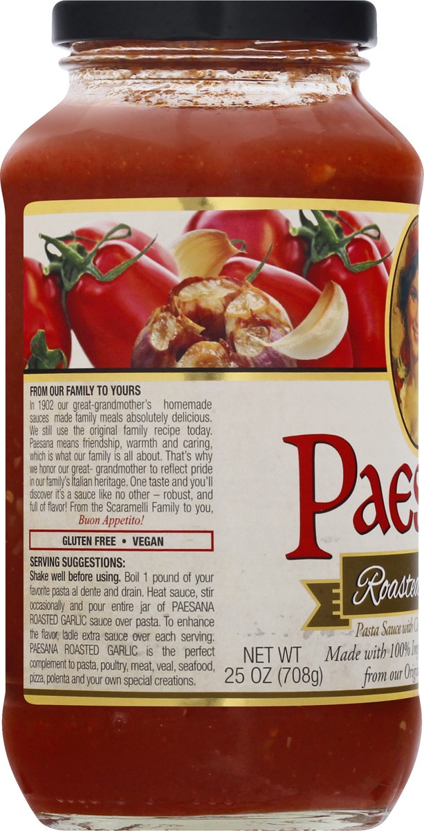 slide 9 of 13, Paesana Roasted Garlic Pasta Sauce 25 oz, 25 oz