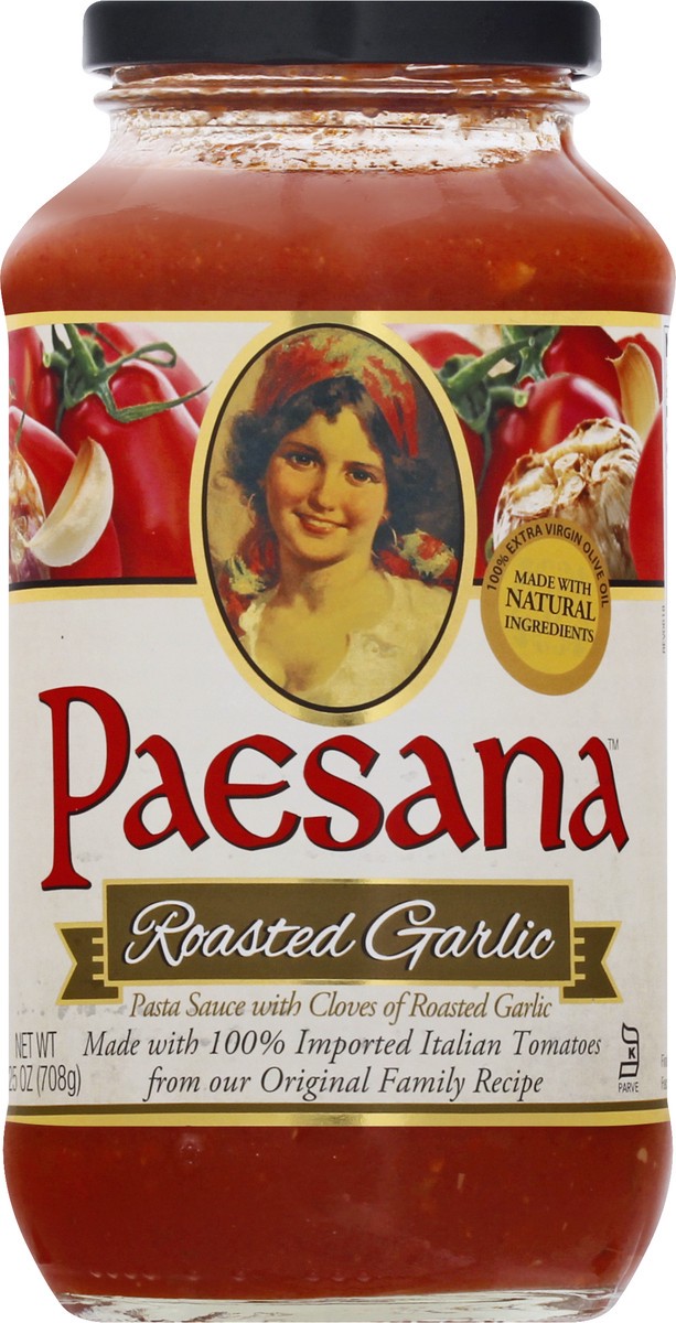 slide 1 of 13, Paesana Roasted Garlic Pasta Sauce 25 oz, 25 oz