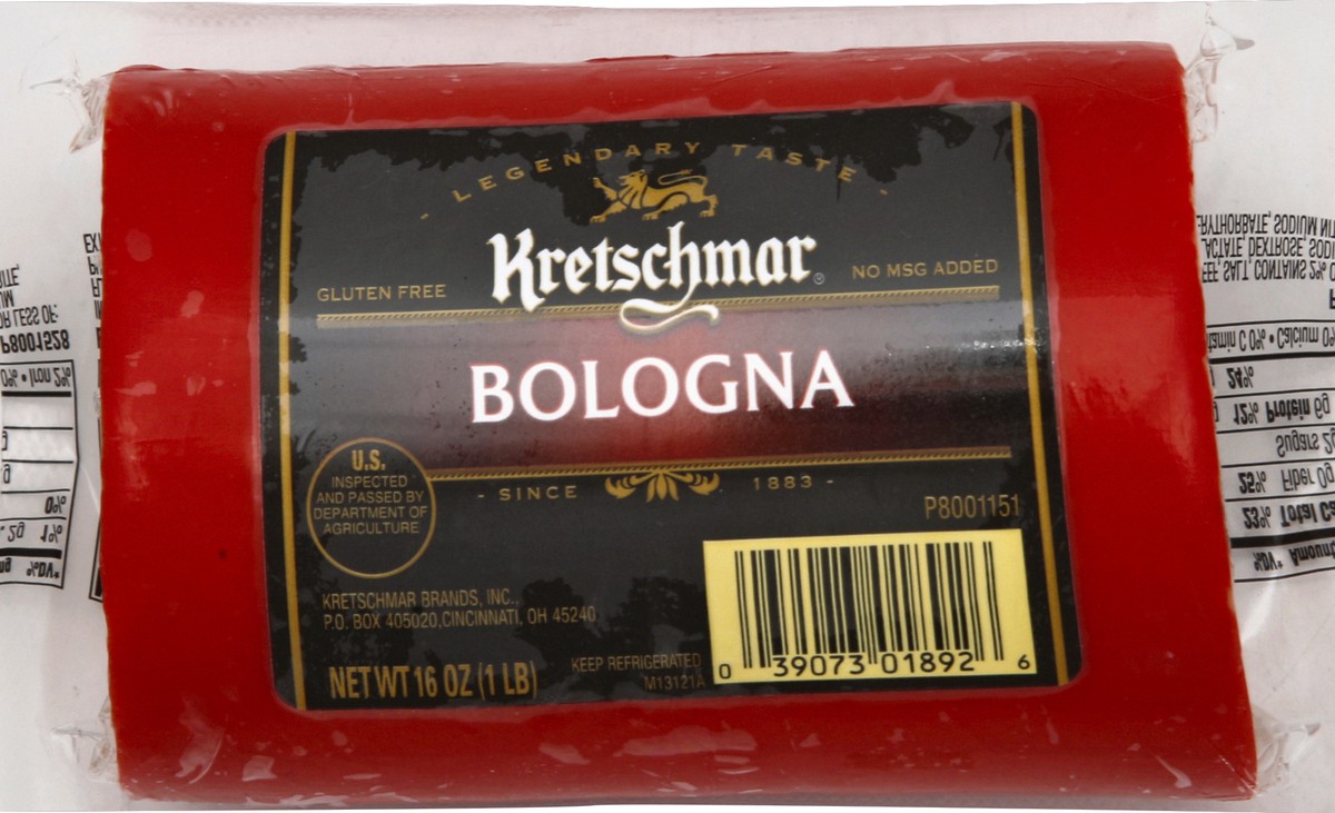 slide 5 of 5, Kretschmar Bologna 16 oz, 16 oz