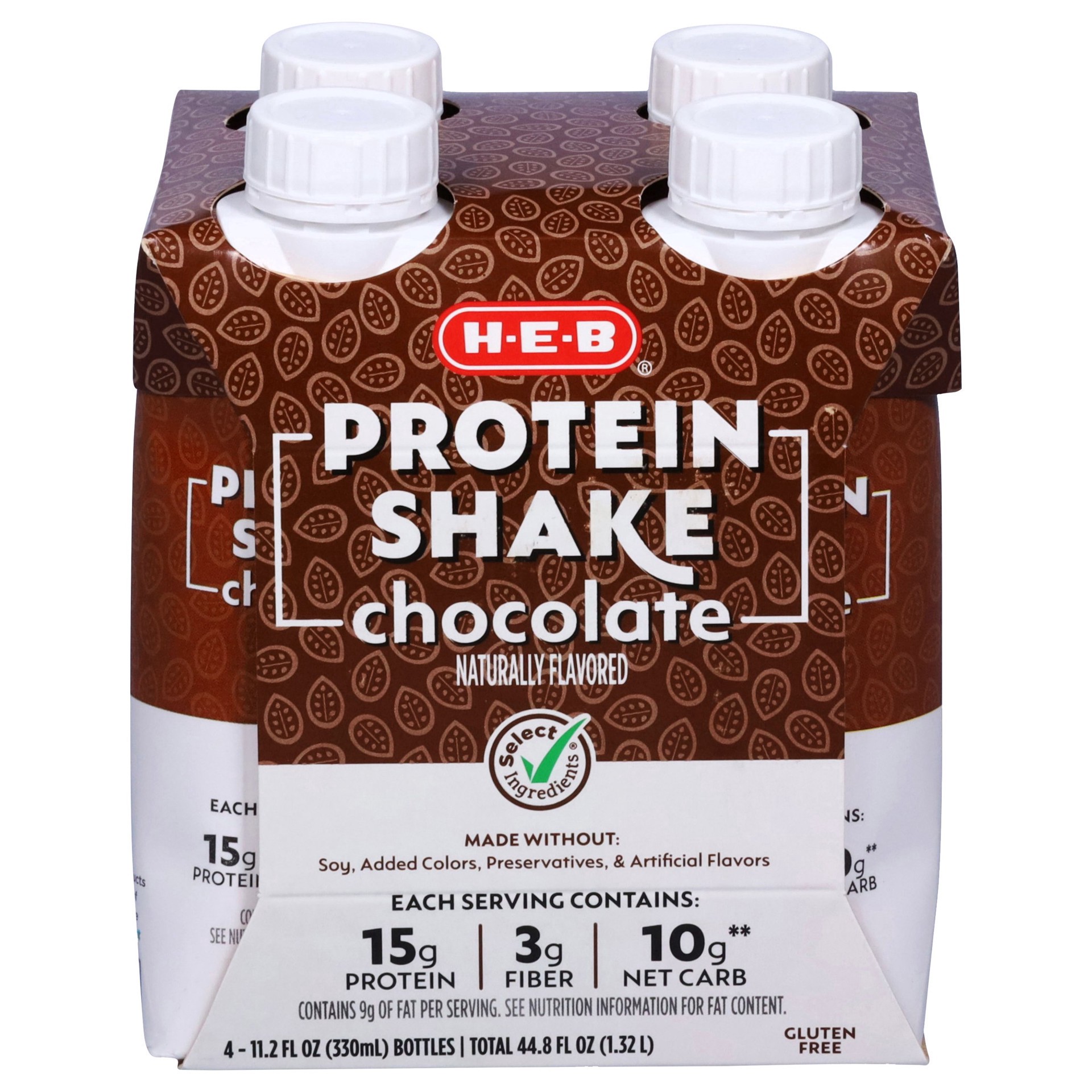 slide 1 of 1, H-E-B 15g Protein Shake - Chocolate, 11.2 oz