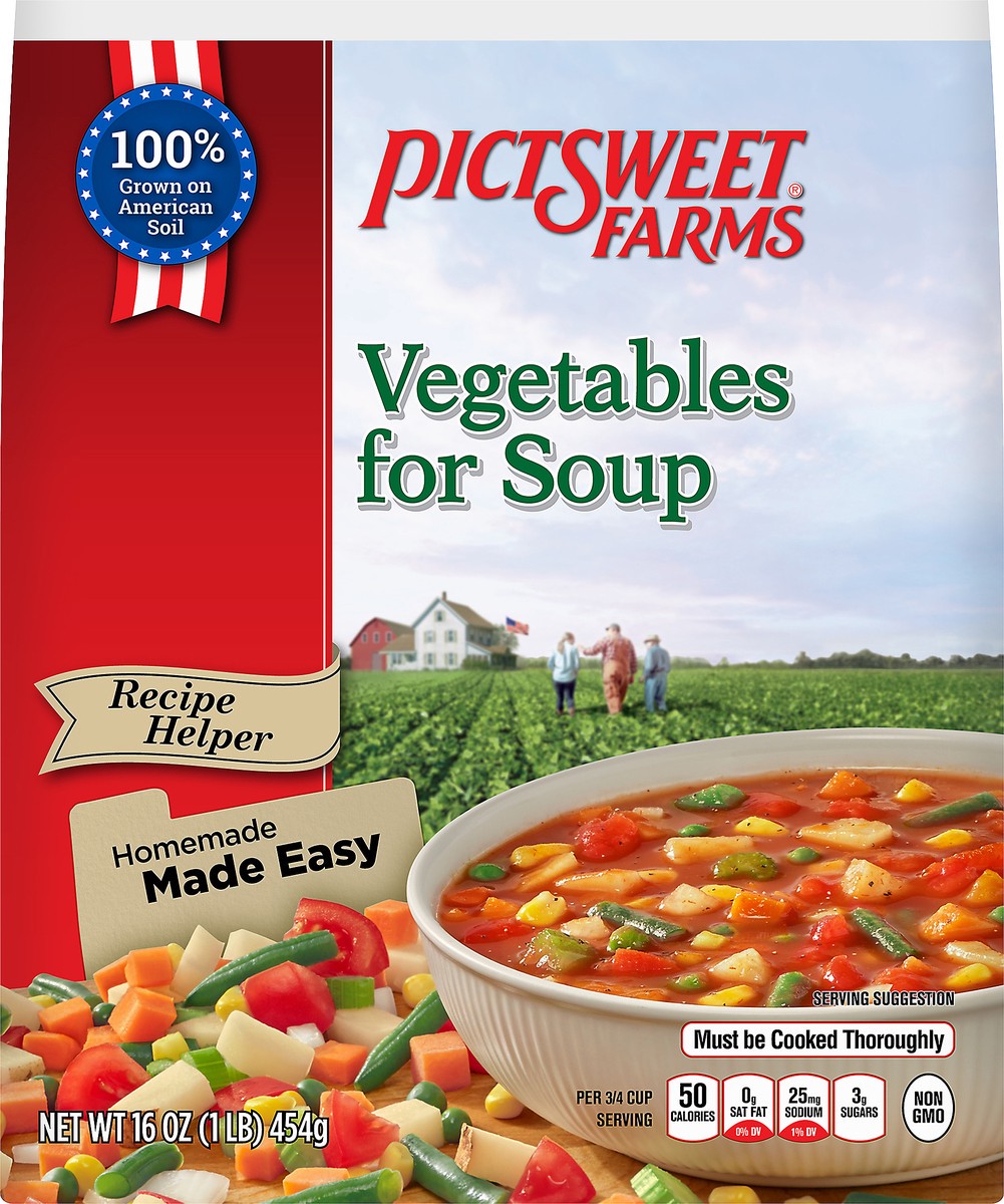 slide 7 of 9, PictSweet Vegetables for Soup, 16 oz