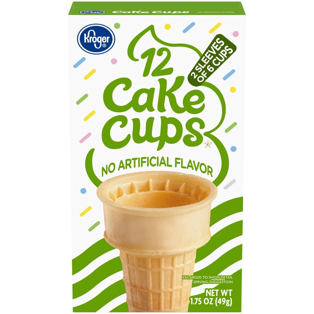 slide 2 of 3, Kroger Cake Cones, 12 ct; 1.75 oz