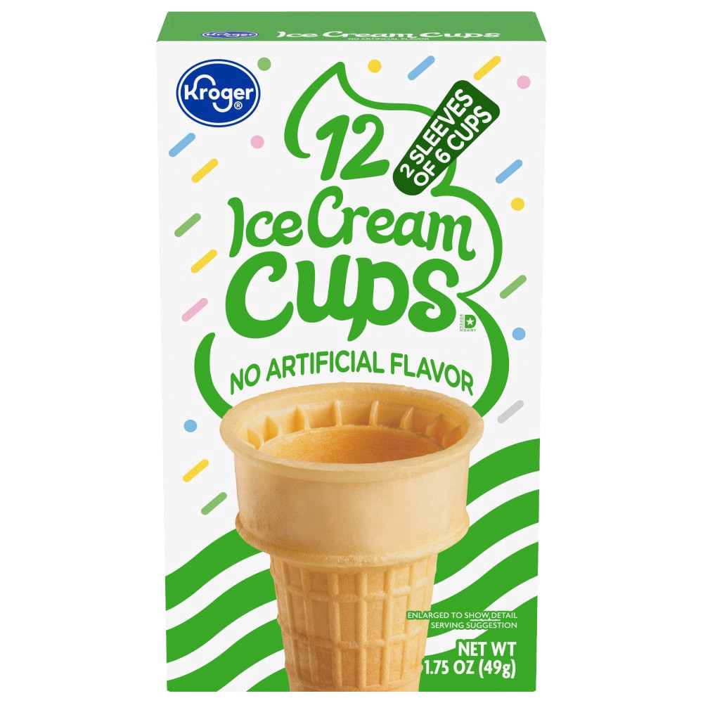 slide 2 of 2, Kroger Cake Cones, 12 ct; 1.75 oz