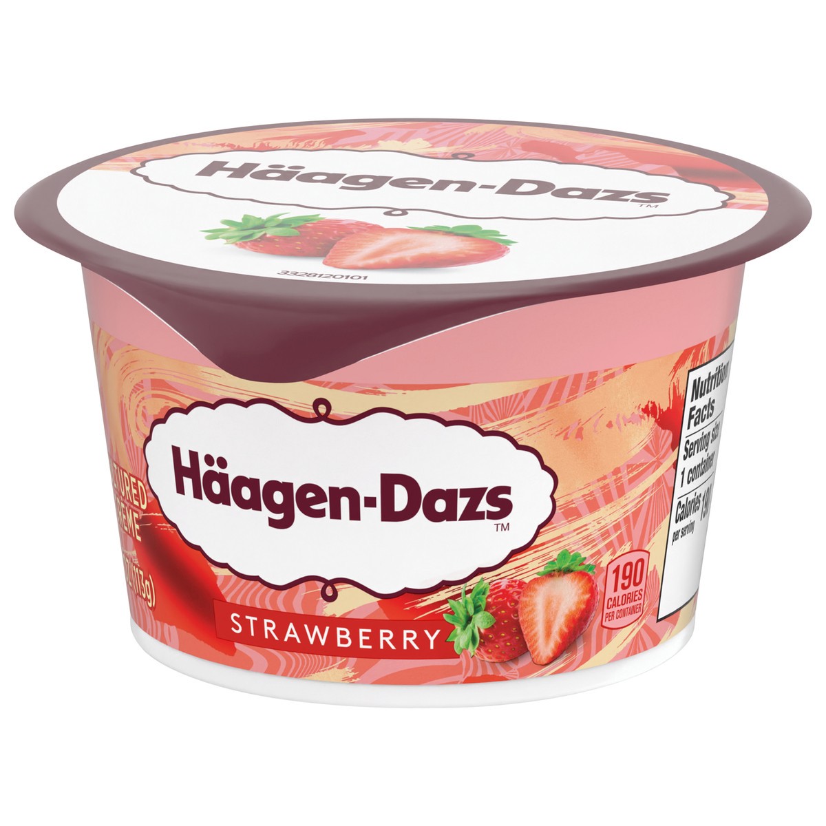 slide 7 of 13, Häagen-Dazs Strawberry Cultured Crème, 4 OZ, 4 oz