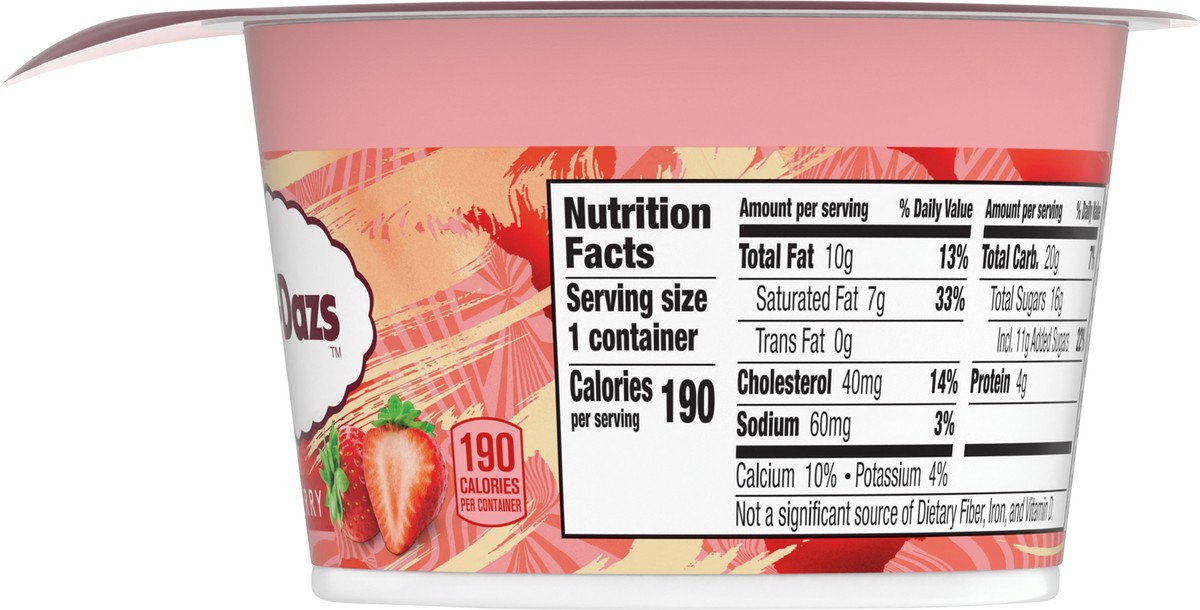 slide 5 of 13, Häagen-Dazs Strawberry Cultured Crème, 4 OZ, 4 oz