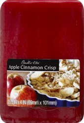Candle-Lite Cinnamon Apple Pillar Candle